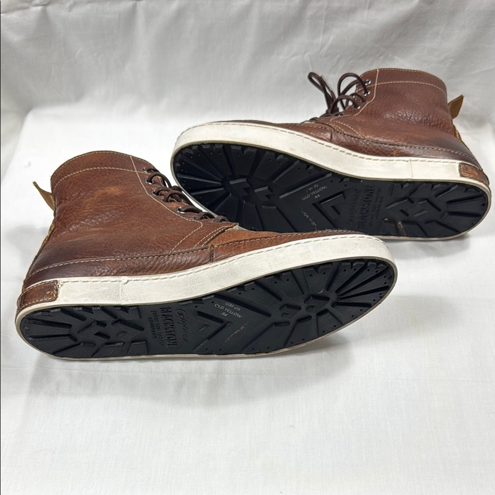 Blackstone GM-05 Men's Brown Leather High-Top Boots - Picture 4 of 4